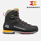 Garmont 男款 GTX 大背包健行鞋 Nebraska ll 002869 (S01077)｜黃金大底 GoreTex 防水透氣 高山健行 登山鞋 環保鞋墊 UK7.5 黑-橘