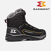 Garmont 男款 GTX BOA 旋鈕中筒登山鞋 Trace MID 002908 (S12002)｜米其林大底 GoreTex 防水透氣 雪鞋 高山健行 UK8.5 黑-橘