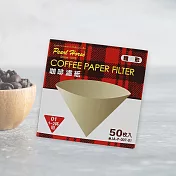 寶馬牌椎型咖啡濾紙-1~2杯用-50枚入x6盒