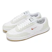 Nike 休閒鞋 Wmns Court Vintage PRM 女鞋 白 米白 復古 麂皮 膠底 CW1067-102