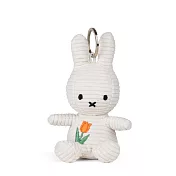 BON TON TOYS Miffy米菲兔環保鬱金香鑰匙圈-象牙白 10cm