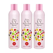 LISHAN UV 防曬噴霧 SPF50+ PA++++ 250G 小蘋果亮白款 (三入組)