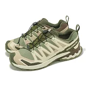 Salomon 戶外鞋 XA PRO 3D V9 GTX 男鞋 綠 棕 灰 防水 抽繩 抓地 戶外 運動鞋 薩洛蒙 L47820200