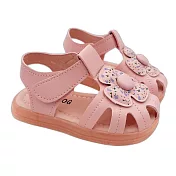 女童小花花電燈涼鞋 (C153-1) 小童鞋 女童鞋 寶寶鞋 燈鞋 涼鞋 嬰幼鞋 童鞋 女小童 電燈鞋 電燈涼鞋 BOBDOG巴布豆 小童 巴布豆童鞋 卡通童鞋