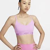 NIKE AS W NK DF INDY LGT SPT BRA 女運動內衣-FD1063632 XL 粉紅色