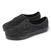 Vans 休閒鞋 Lx Authentic 44 男鞋 女鞋 黑 麂皮 經典 低筒 板鞋 情侶鞋 VN000D5KER0