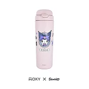【WOKY X 三麗鷗】酷洛米聯名 All-P 輕芯鈦瓷雙飲保溫瓶 780ml 偷心小魔女(粉)