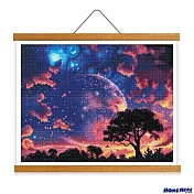 [HOMEHERE] DIY鑽石畫／夢幻星空 掛軸無框版