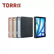【TORRII】TORERO iPad Air11/Pro11/Air10.9透明背板摺疊保護套 卡其