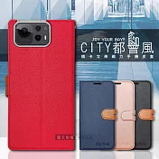 CITY都會風 ASUS Zenfone 12 Ultra 插卡立架磁力手機皮套 有吊飾孔 承諾黑