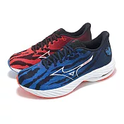 Mizuno 慢跑鞋 Wave Rider 28 男鞋 紅藍 Oni Pack 支撐 鴛鴦 運動鞋 美津濃 J1GC2563-01