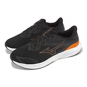 Mizuno 慢跑鞋 Enerzy Runner z 男鞋 寬楦 黑橘 輕量 緩衝 運動鞋 美津濃 K1GA2412-12