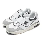 New Balance NB 休閒鞋 550 中童 白 黑 灰 小朋友 復古 緩衝 運動鞋 NB PHB550BW-M 20cm WHITE/GREY