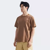 The North Face U RLX VDAY S/S TEE GRAPHIC - AP 男女短袖上衣-NF0A8D7U6IH S 棕色