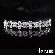 【Hera赫拉】甜美新娘韓版時尚水鑽珍珠裝飾髮箍/頭飾 水鑽蕾絲花款