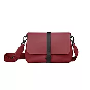 GASTON LUGA Splash Crossbody Bag 個性防水斜挎包 - 紅色