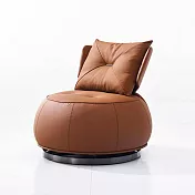 【YMY.VOGUE】DIDONA系列-Aura 休閒椅/義大利棕真皮