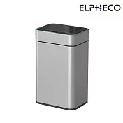 ELPHECO 20L 不鏽鋼雙開除臭炫光感應垃圾桶 ELPH228DU 鈦金色