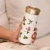 《乾唐軒活瓷》國色天香隨身杯 / 大 / 雙層 / 彩釉 / 2色 330ml 牙白