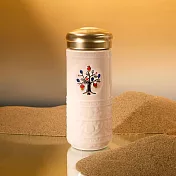 《乾唐軒活瓷》生命之樹隨身杯 / 大 / 雙層 / 3色 330ml 粉紅