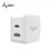 【Avier】One Step Terra 35W 氮化鎵快充 充電器 | 電源供應器  羽毛白