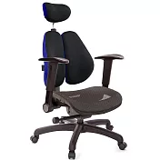 GXG 高雙背工學 電腦椅(摺疊升降扶手)  TW-3076 EA1