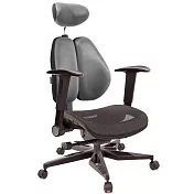 GXG 高雙背工學 電腦椅(電競腳/摺疊升降扶手)  TW-3076 KGA1