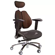 GXG 高雙背工學 電腦椅(鋁腳/摺疊滑面扶手)  TW-3076 LUA1J