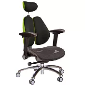 GXG 高雙背工學 電腦椅(鋁腳/4D弧面摺疊手)  TW-3076 LUA1D