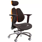 GXG 高雙背工學 電腦椅(鋁腳/4D平面摺疊手)  TW-3076 LUA1H