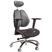 GXG 高雙背工學 電腦椅(鋁腳/4D升降扶手)  TW-3076 LUA3