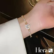 【Hera赫拉】心動閃耀閃鑽手鐲 H114022003 白金色