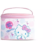 【三麗鷗 Sanrio】橢圓萬用化妝包 凱蒂貓