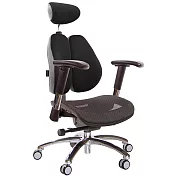 GXG 高雙背工學 電腦椅(鋁腳/2D滑面金屬扶手)  TW-3076 LUA6