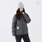 ADISI 男SMAWARM BALL海洋溫控防風保暖連帽外套 AJ2421104 (S-2XL)｜蚵殼棉球 男女共穿 保暖外套 防潑水 抗風 海洋紗 S 霧灰