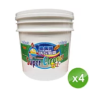 【鵝媽媽】深層洗淨超濃縮洗衣乳霜 (4KG/桶)x4桶 檸檬香氛
