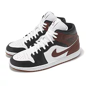 Nike 休閒鞋 Air Jordan 1 Mid SE 男鞋 黑 紅棕 AJ1 中筒 一代 HF3216-102