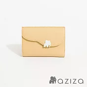 aziza UNA釦式中夾  布丁黃