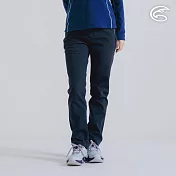 ADISI 女Softshell撥水保暖長褲 AP2421025 (M-L)｜2L 刷毛 搖粒絨 防潑水 彈性 快乾 軟殼 休閒褲 M 深藍色