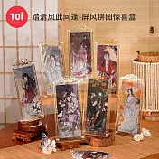 【TOi 圖益】天官賜福-踏清風此間逢 屏風盲盒拼圖亞克力105片x6 整套端盒 成人治癒手工玩具動漫插畫桌遊IP