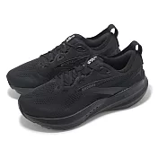 Brooks 慢跑鞋 Glycerin GTS 22 2E 男鞋 寬楦 黑 甘油GTS 氮氣中底 支撐 運動鞋 1104462E020