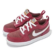 Nike 童鞋 Jordan 1 Low ALT SE TD 小童 學步鞋 紅 咖啡 魔鬼氈 寶寶鞋  HF3203-200