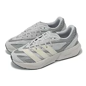 adidas 慢跑鞋 Lightblaze 男鞋 灰 緩震 麂皮 反光 運動鞋 愛迪達 JQ9973 27cm GREY