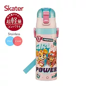 日本 Skater 不鏽鋼直飲保溫水壺(470ml)-汪汪隊Girl