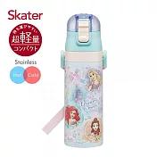 日本 Skater 不鏽鋼直飲保溫水壺(470ml)-迪士尼公主Share