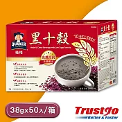 【美式賣場】桂格 減糖黑十穀(38gx50入/箱)