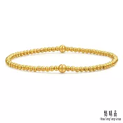 【點睛品】轉運小金珠 黃金手鍊_計價黃金(06)