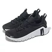 Nike 訓練鞋 Free Metcon 6 男鞋 黑 白 健身 舉重 緩震 支撐 運動鞋 FJ7127-001 25cm BLACK/WHITE