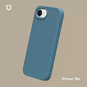 犀牛盾 iPhone 16e(6.1吋) SolidSuit防摔背蓋手機殼-經典款 - 深海藍