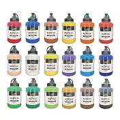 【Phoenix鳳凰】亮光 壓克力 顏料 500ml  / 瓶 NO. BFA 系列 -黑色-793